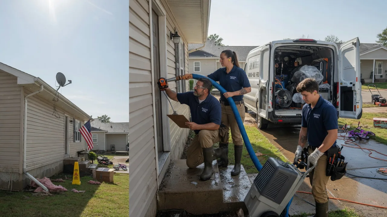 Ceiling Water Damage Restoration in Lyle, MN near me